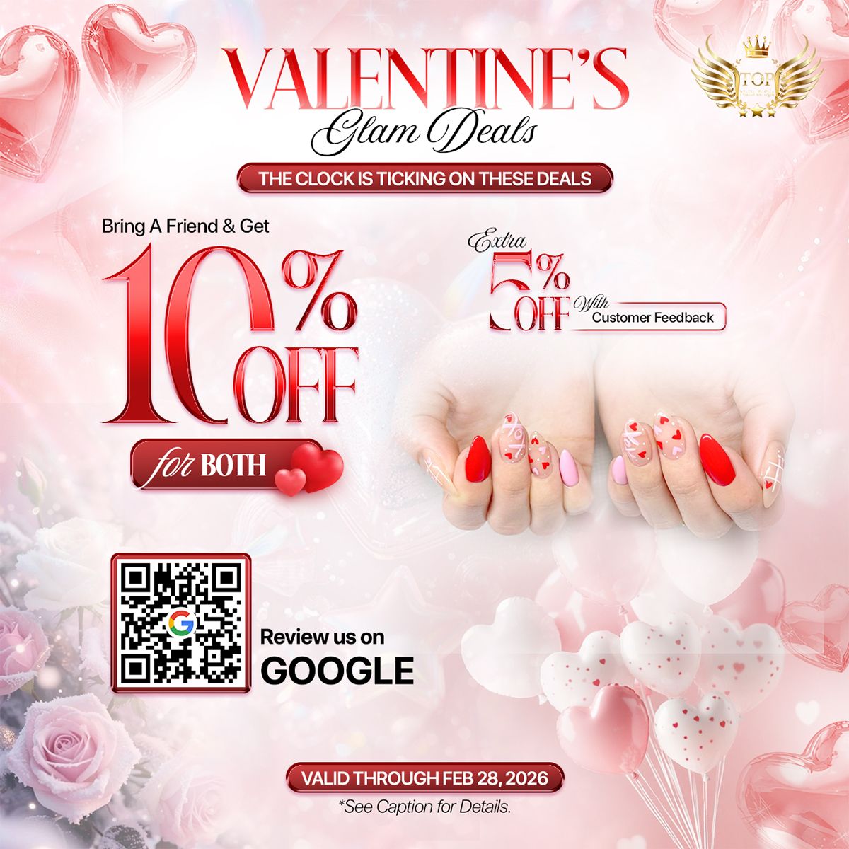 🎉 Top Nails & Spa - Promotions! 🎉